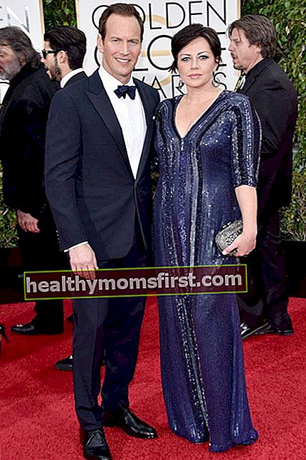 Patrick Wilson bersama istri Dagmara Dominczyk di Golden Globes pada Januari 2016