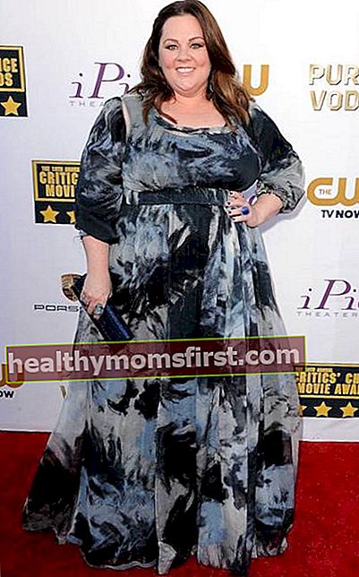Melissa McCarthy menghadiri Anugerah Filem Pilihan Pengkritik 2014 di Barker Hangar di Santa Monica, California.