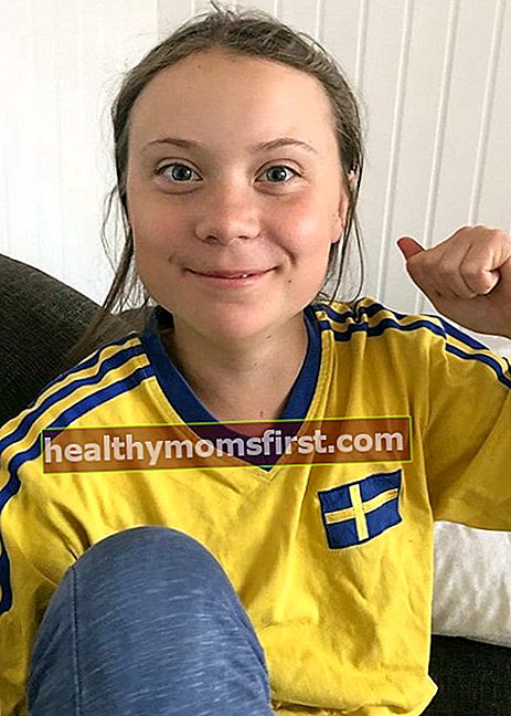 Greta Thunberg dalam postingan Instagram seperti yang terlihat pada Juni 2019