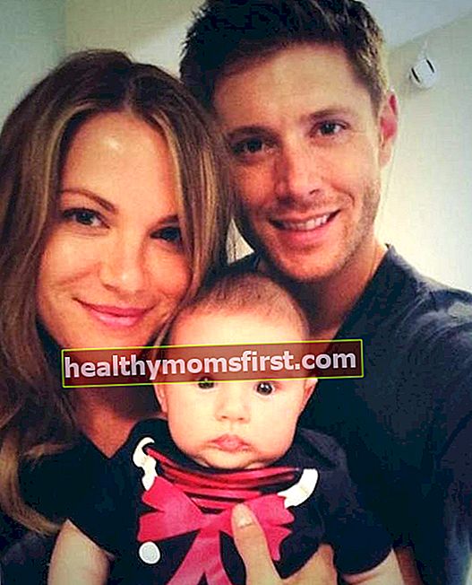 Jensen Ackles dan Danneel Harris dan bayi perempuan mereka