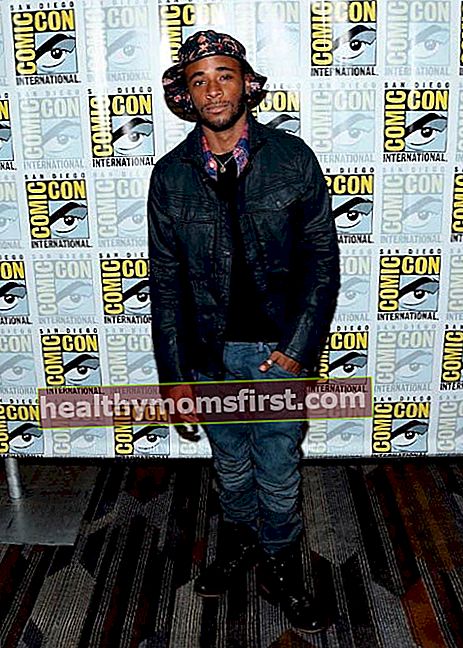 Khylin Rhambo ในงานแถลงข่าว Teen Wolf ระหว่างงาน Comic-Con International ในเดือนกรกฎาคม 2559