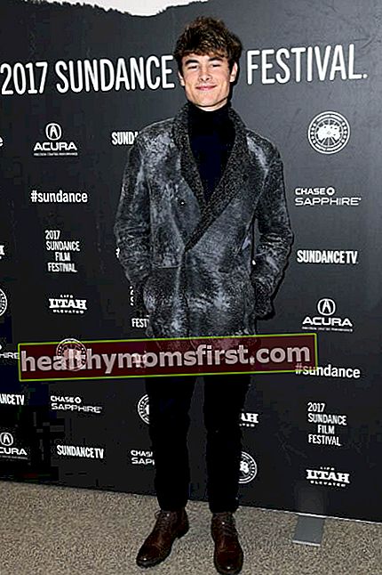 Kian Lawley pada tayangan perdana Before I Fall di Sundance Film Festival pada Januari 2017