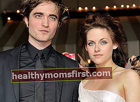 Robert Pattinson dengan teman wanita Kristen Stewart