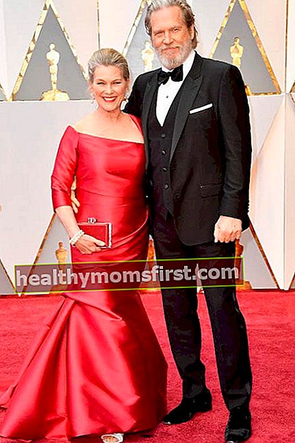Jeff Bridges bersama istri Susan Geston selama Academy Awards 2017
