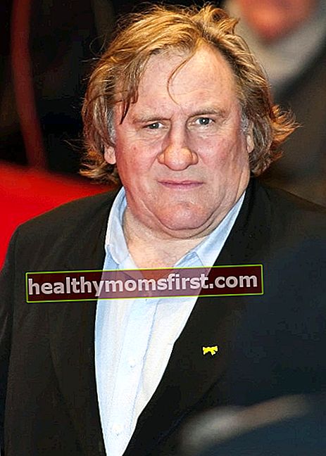 Gérard Depardieu seperti yang terlihat dalam gambar yang diambil pada pemutaran perdana 'MAMMUTH' di Berlinale Palast pada Februari 2010