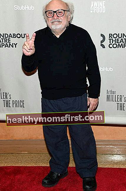 Danny DeVito di Malam Pembukaan The Price Broadway di Arthur Miller pada Maret 2017