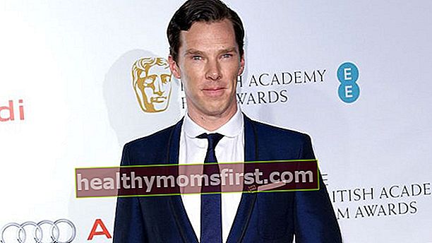 Benedict Cumberbatch menghadiri Anugerah BAFTA 2015