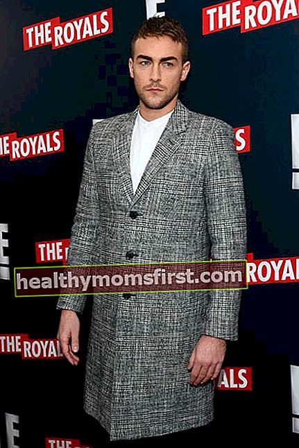 Tom Austen di perdana siri The Royals New York pada bulan Mac 2015