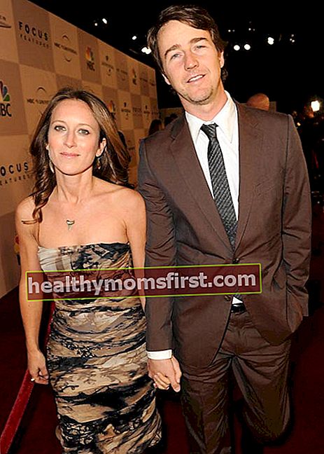 Edward Norton dan Shauna Robertson