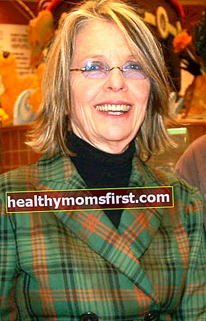 Diane Keaton dalam sebuah acara di bulan Februari 2007
