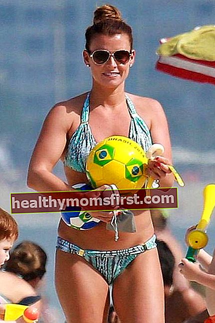 Liburan bikini Coleen Rooney di Rio de Janeiro Juni 2014