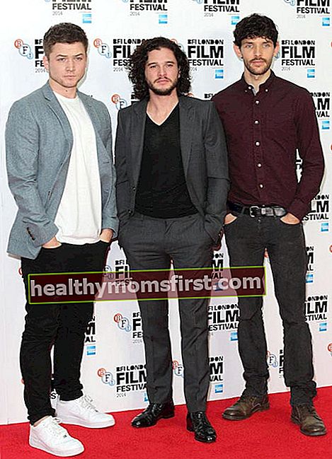 Taron Egerton, Kit Harington dan Colin Morgan di BFI London Film Festival 2014