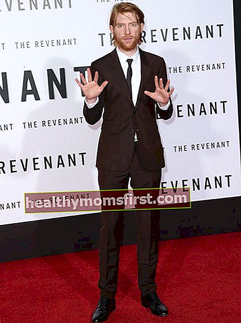 Domhnall Gleeson pada tayangan perdana "The Revenant" pada 16 Disember 2015 di Hollywood