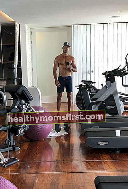 David Charvet bersenang-senang di gym pada Agustus 2018
