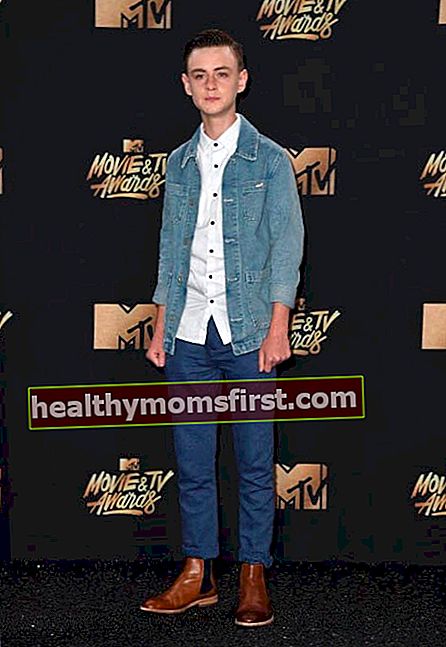 Jaeden Lieberher di MTV Movie and TV Awards pada Mei 2017