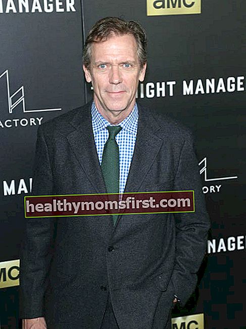 Hugh Laurie saat pemutaran perdana AMC's The Night Manager pada April 2016