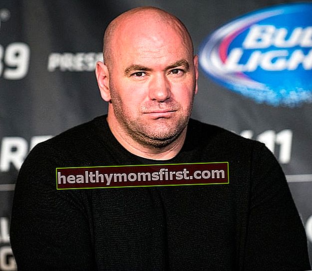 Dana White seperti yang terlihat dalam gambar yang diambil selama Tur Dunia UFC 189 pada Maret 2015