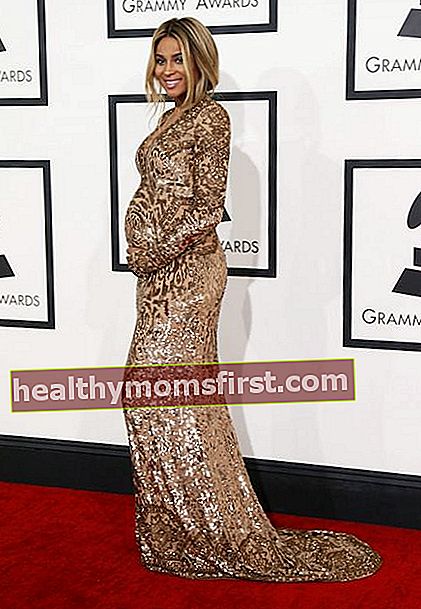 Ciara selama Grammy Awards 2014
