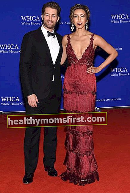 Matthew Morrison bersama istri Renee Puente di Makan Malam Asosiasi Koresponden Gedung Putih ke-102 pada 30 April 2016