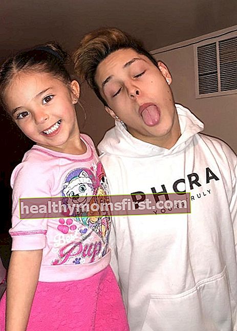 Christopher Romero seperti yang terlihat saat berpose untuk foto menggemaskan bersama adik perempuannya, Isabel Romero, pada Januari 2018