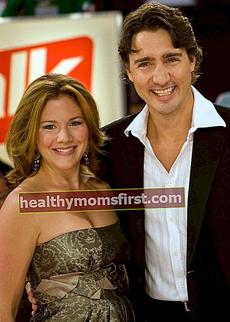Justin Trudeau dan Sophie Gregoire seperti yang terlihat pada September 2008