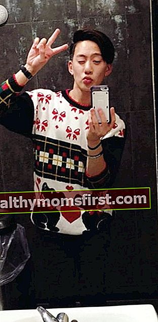 Justin Rod dalam selfie cermin pada Desember 2016