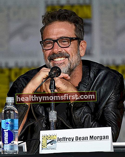 Jeffrey Dean Morgan berbicara selama Comic-Con International pada 9 Juli 2015 di San Diego, California