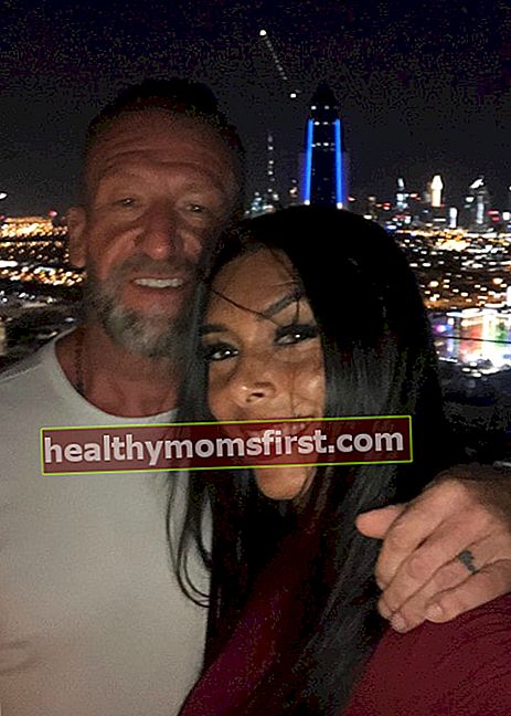 Dorian Yates dan Glauce Ferreira seperti yang terlihat pada Desember 2018