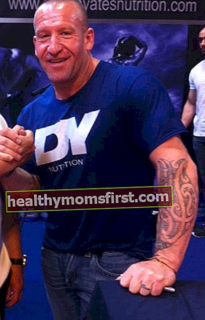 Dorian Yates Haziran 2016'da görüldüğü gibi