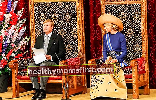 Королева Нідерландів Максима на боці Віллема-Олександра, коли він читає промову з трону в День принца у вересні 2016 року