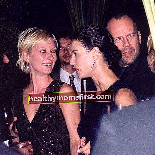 Anne Heche, Demi Moore ve Bruce Willis 1997 Emmy Ödülleri'nde