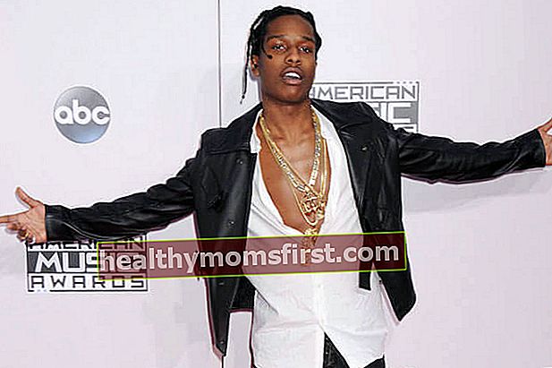 ASAP Rocky menghadiri American Music Awards 2015