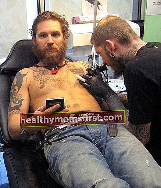 Том Харді татуював тіло