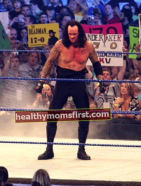 The Undertaker selama pertandingan gulat