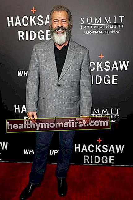 Mel Gibson di pemutaran khusus Hacksaw Ridge di New Orleans pada bulan Oktober 2016