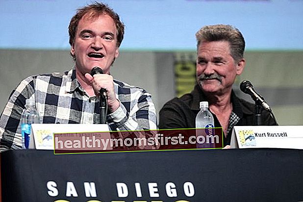 Kurt terlihat bersama Quentin Tarantino di San Diego Comic-Con 2015 untuk The Hateful Eight