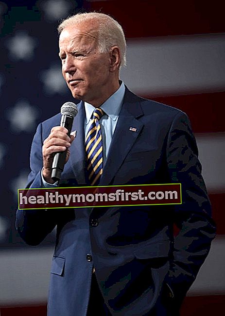 Joe Biden พูดกับผู้เข้าร่วมที่ Presidential Gun Sense Forum ซึ่งจัดโดย Everytown for Gun Safety และ Moms Demand Action ที่ Iowa Events Center ใน Des Moines รัฐไอโอวาในเดือนสิงหาคม 2019