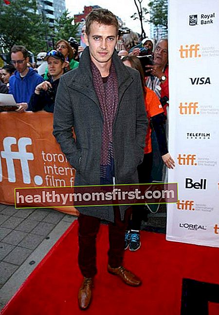 Хайден Крістенсен на американській прем'єрі Heist під час Міжнародного кінофестивалю в Торонто 2014 року