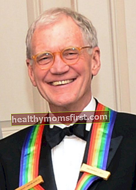 David Letterman di Penghargaan Kennedy Center Tahunan ke-35 pada bulan Desember 2012