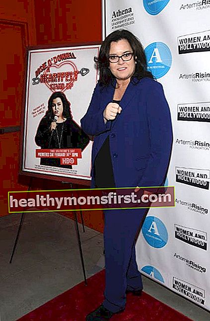 2015 년 2 월 제 5 회 아테나 영화제 시상식 및 리셉션에서 Rosie O’Donnell
