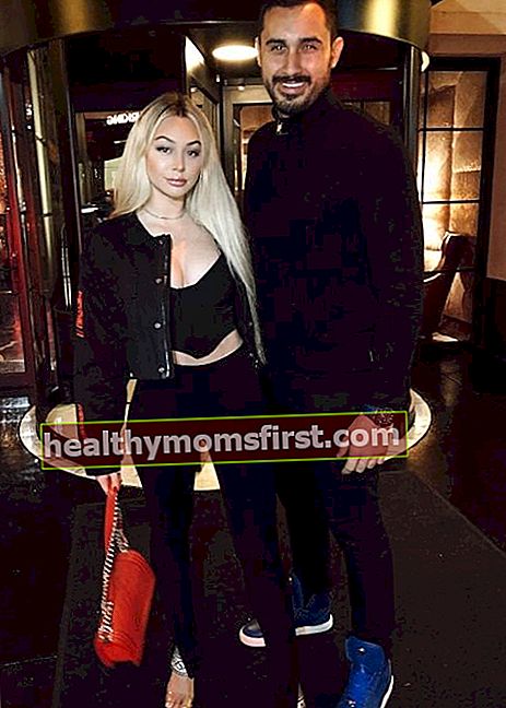 Corinne terlihat bersama pacarnya Vincent Fratantoni pada Maret 2020