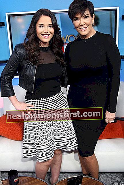 Kris Jenner ve Kether Donohue Ocak 2016'da 'Hollywood Today Live'da