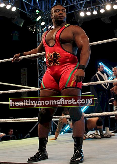 Big E.Langston seperti yang terlihat pada gambar yang diambil sebelum pertandingan di Wrestlemania Axxess pada 2 April 2012